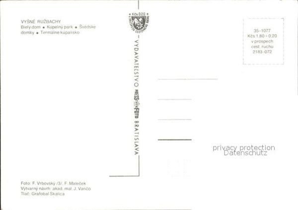 Vysne Ruzbachy Biely dom Kupelny park Svedske domky Te – Bild 2