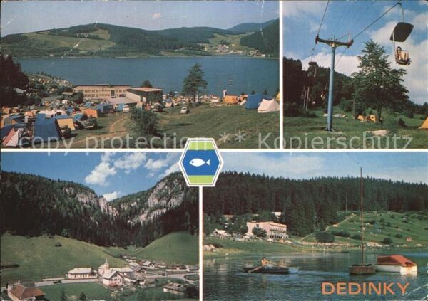 Dedinky Campingplatz Stausee Sessellift