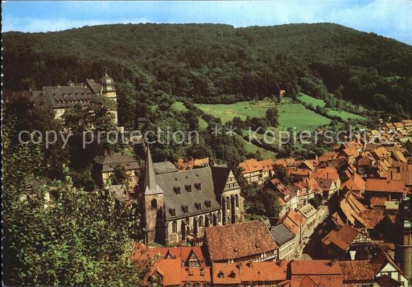 Stolberg Harz Ortsansicht mit Kirche
