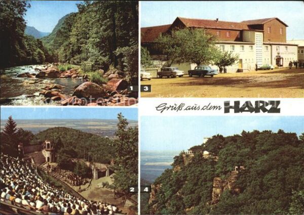 Thale Harz Bodetal Bergtheater Berghotel Rosstrapp
