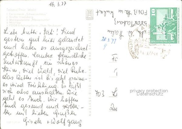 Tabarz Ferienheim Schweizerhaus Grosser Insels – Bild 2