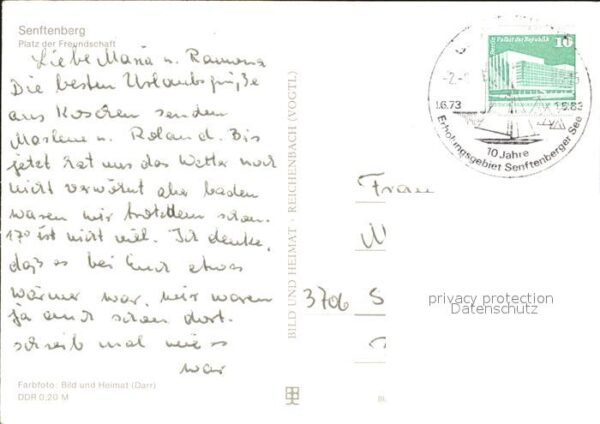 Senftenberg Niederlausitz Platz der Freundschaft – Bild 2