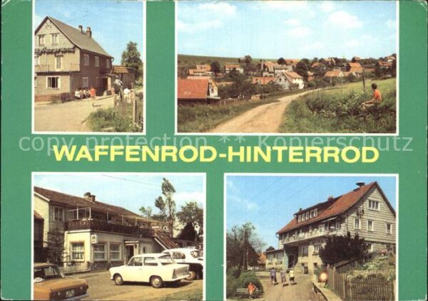 Hinterrod Waffenrod Gaststätte Auegrund HO Gaststätten