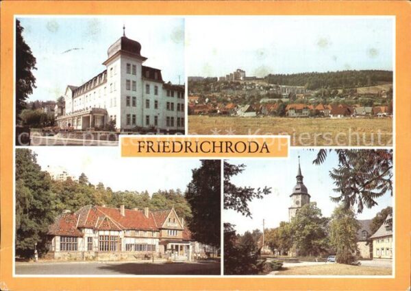 Friedrichroda FDGB Erholungsheim Hermann Danz August