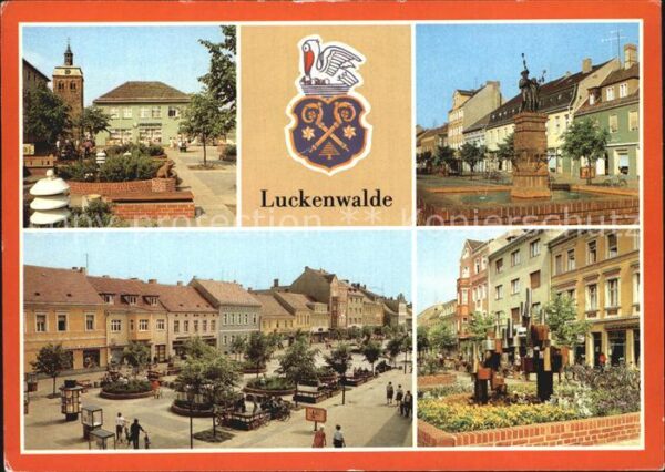 Luckenwalde Boulevard Ernst Thälmann Strasse Denkma