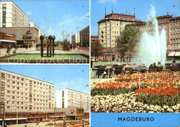 Magdeburg Karl Marx Strasse Wilhelm Pieck Allee B