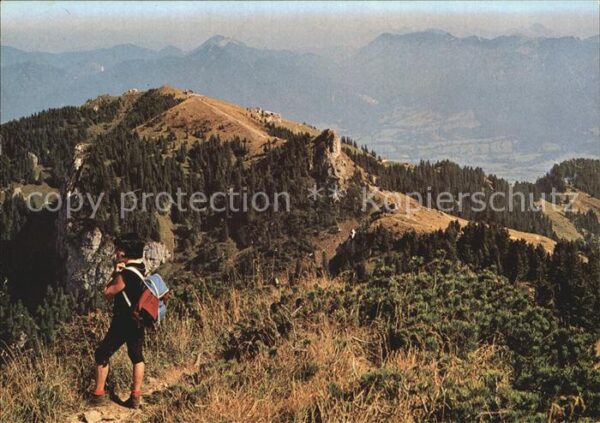 Lenggries Höhenweg zur Benediktenwand Brauneck Be