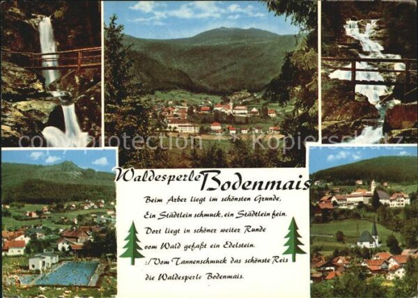Bodenmais Panorama Wasserfall Freibad