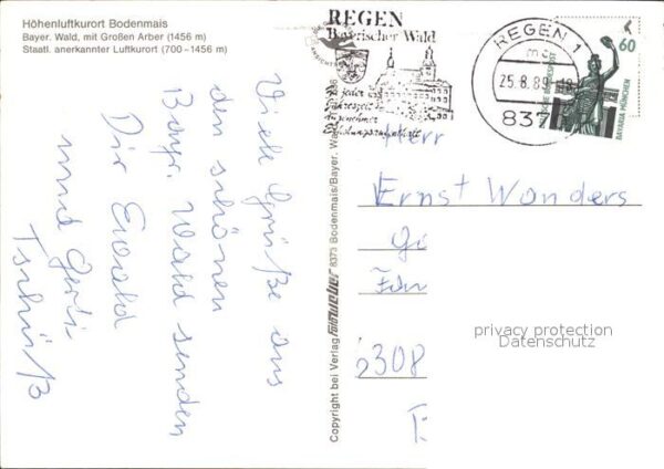 Bodenmais Panorama Höhenluftkurort Bayerischer Wa – Bild 2