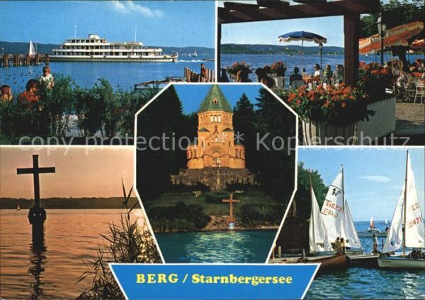 Berg Starnberg Fähre Starnbergersee Kreuz Votivkapelle