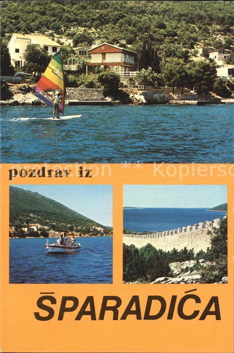 Sparadici Ansicht vom Meer aus Windsurfen Mauer