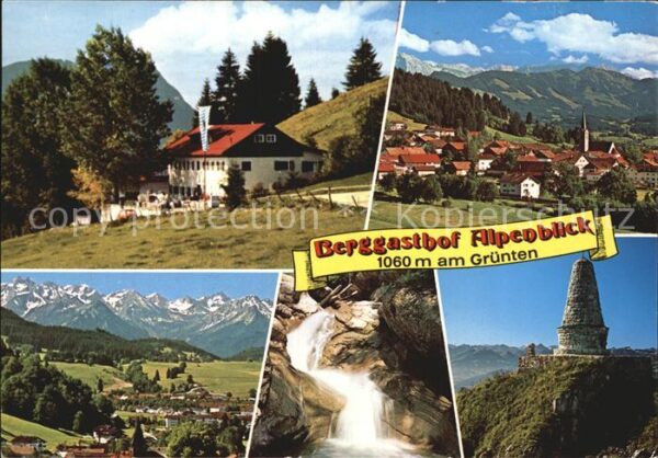 Burgberg Allgaeu Berggasthof Alpenblick am Grünten Ortsa