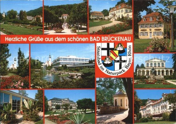 Bad Brueckenau Kurhäuser Kurpark Staatsbad Naturpark B