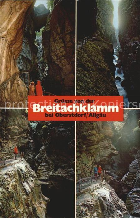 Oberstdorf Natursehenswürdigkeit Breitachklamm Sch