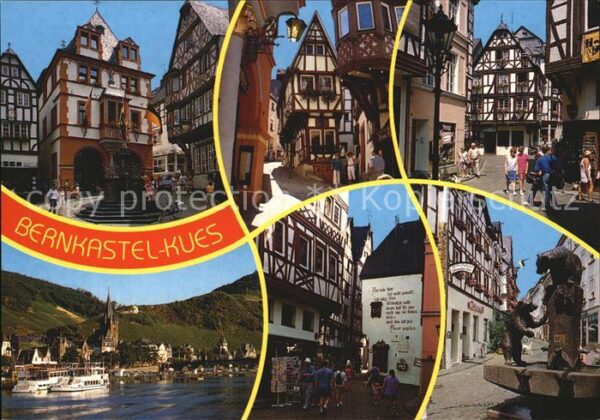 Bernkastel-Kues Historische Altstadt Fachwerkhäuser Bru