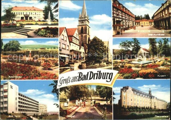 Bad Driburg Kurhaus Kirche Kurpark Missionshaus Min