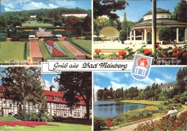 Bad Meinberg Berggarten Kurheim Brunnentempel Musikm