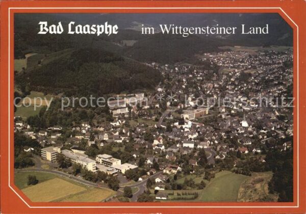 Bad Laasphe Wittgensteiner Land Fliegeraufnahme