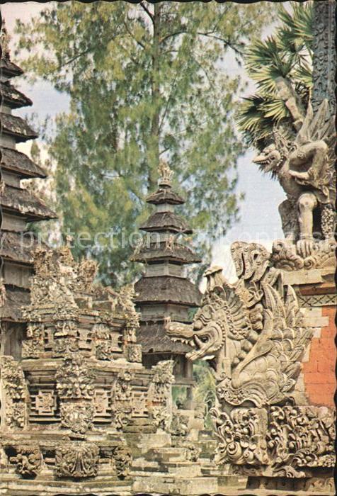 Bali Indonesien Taman Ayun Swinging Garden Temple compl