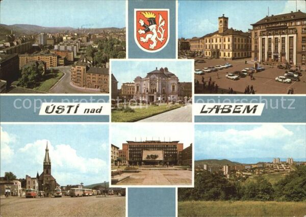 Usti nad Labem Teilansichten Gebäude