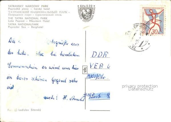 Poprad Tatransky Narodny Park Poprader See Ber – Bild 2