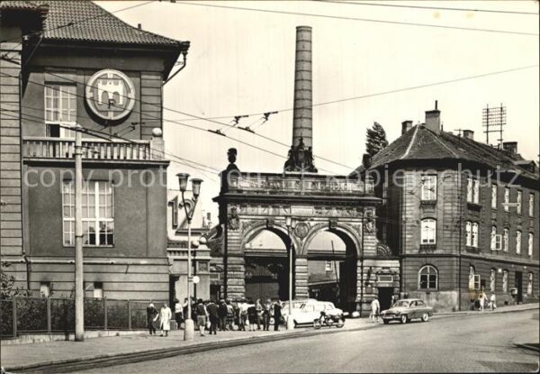 Plzen Pilsen Hauptportal Brauerei Prazdroj
