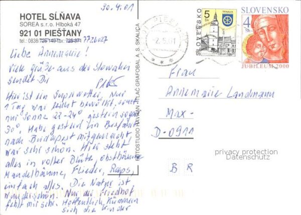 Piestany Hotel Slnava Restaurant Hallenbad See S – Bild 2