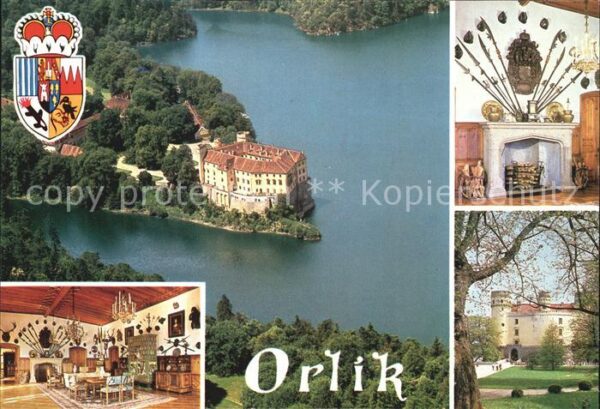 Orlik nad Vltavou Zamek Krb v rytirskem sale Rytirsky sal