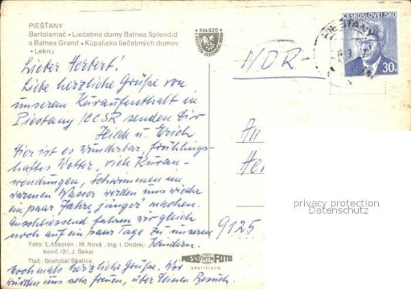 Piestany Barlolamac Liecebne domy Balnea Splendi – Bild 2