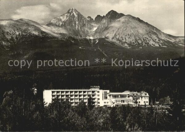Vysoke Tatry Zotavovna ROH Morava Berghotel Gebirgsp
