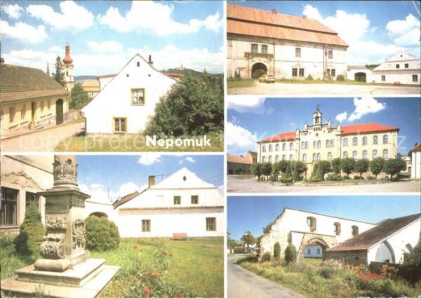 Nepomuk Pomuk Teilansichten Gebäude