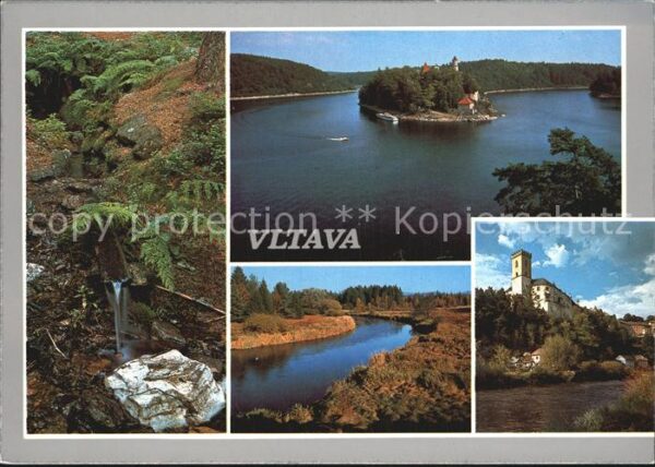 Rozmberk nad Vltavou Hrad Pramen Vltavy Soutok Vltavy s Otav