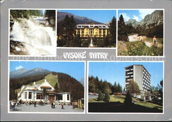 Vysoke Tatry Tatransky narodny park Wasserfall Hotel