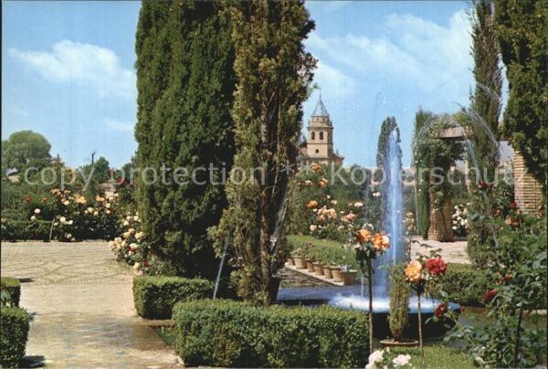 Granada Andalucia Palacio de Generalife Surtidos Jardines