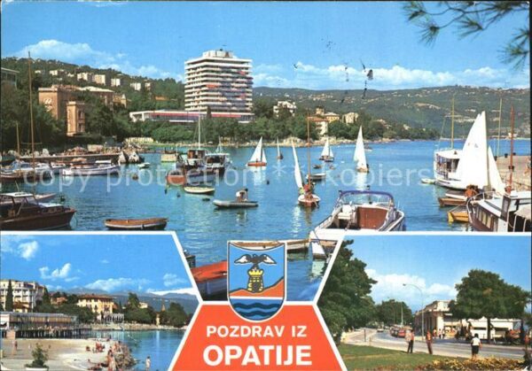 Opatija Abbazia Hafen Strand Hotel
