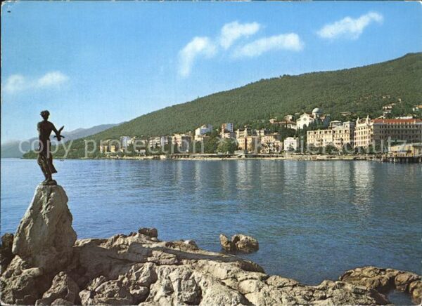 Opatija Abbazia Küste Statue