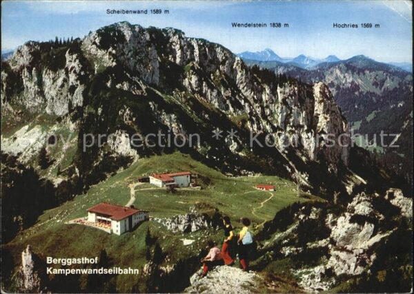 Aschau Chiemgau Berggasthof Kampenwandseilbahn Allgäuer