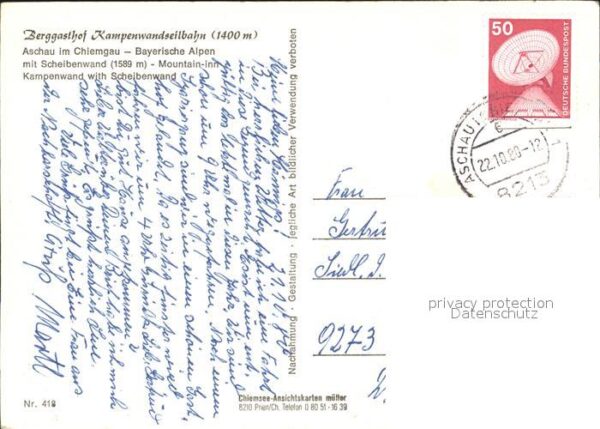 Aschau Chiemgau Berggasthof Kampenwandseilbahn Allgäuer – Bild 2