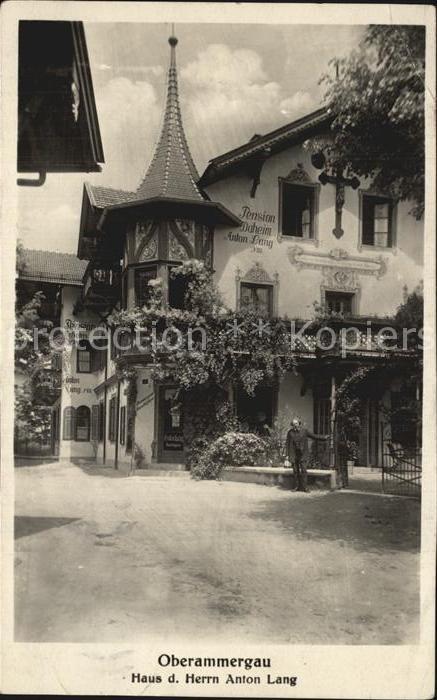Oberammergau Haus d. Herrn Anton Lang