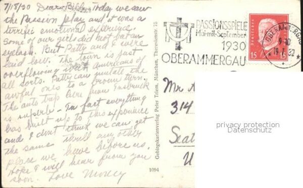 Oberammergau Haus d. Herrn Anton Lang – Bild 2