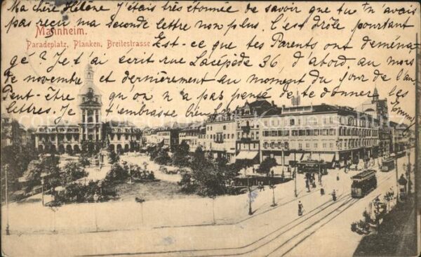 Mannheim Paradeplatz Planken Breitestrasse