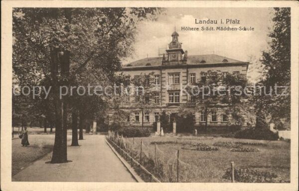 Landau Pfalz Höhere Städtische Mädchen-Schule