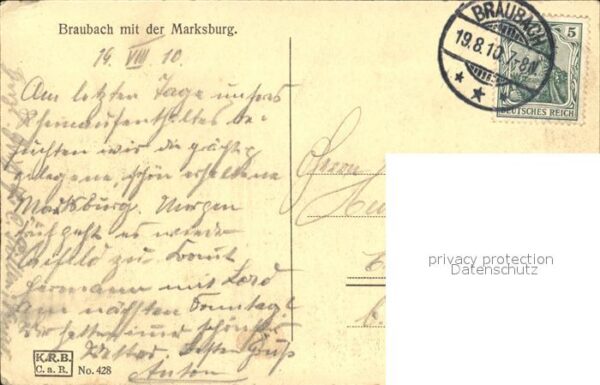Braubach Rhein mit Marksburg – Bild 2