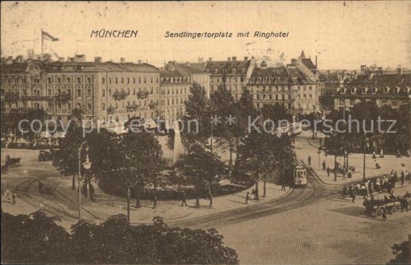 Muenchen Sendlingertorplatz mit Ringhotel