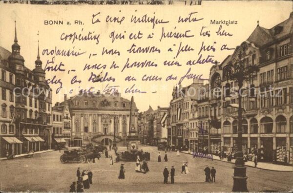 Bonn Rhein Marktplatz