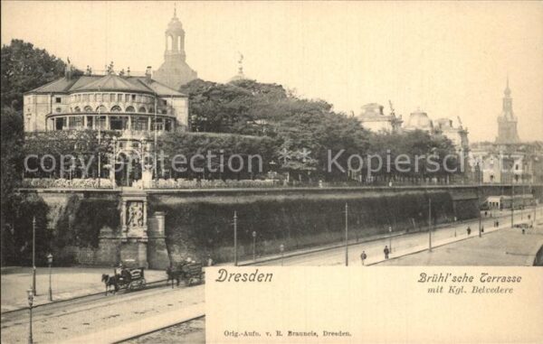 Dresden Brühlsche Terrasse mit Belvedere