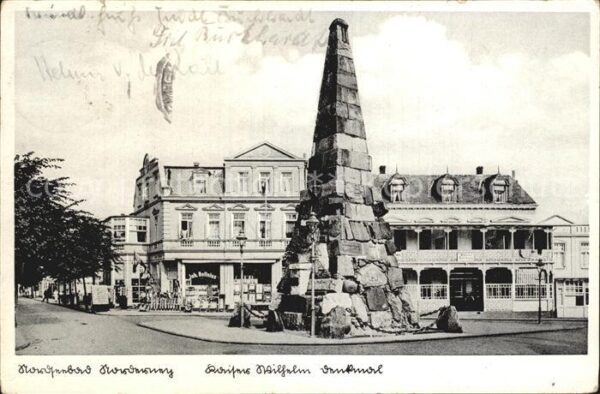 Norderney Nordseebad Kaiser Wilhelm Denkmal