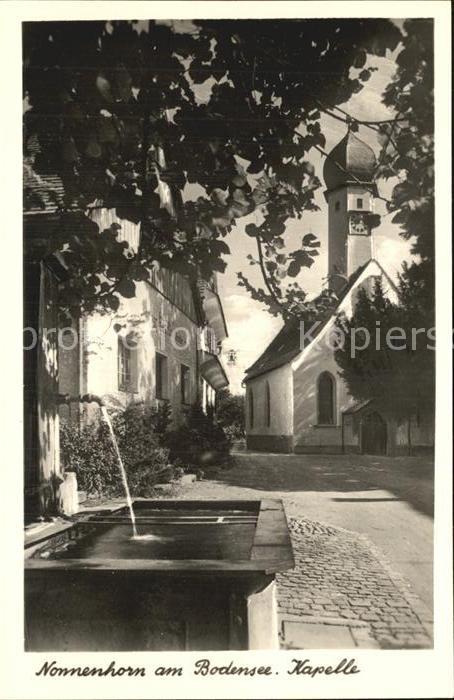 Nonnenhorn Kapelle Brunnen