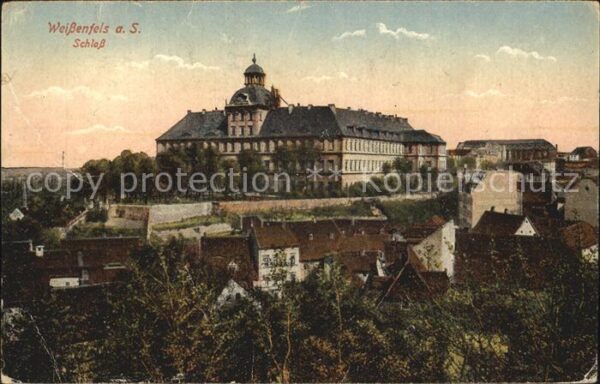 Weissenfels Saale mit Schloß
