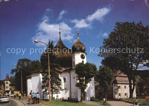 Zelezna Ruda Markt Eisenstein Sumava Kirche